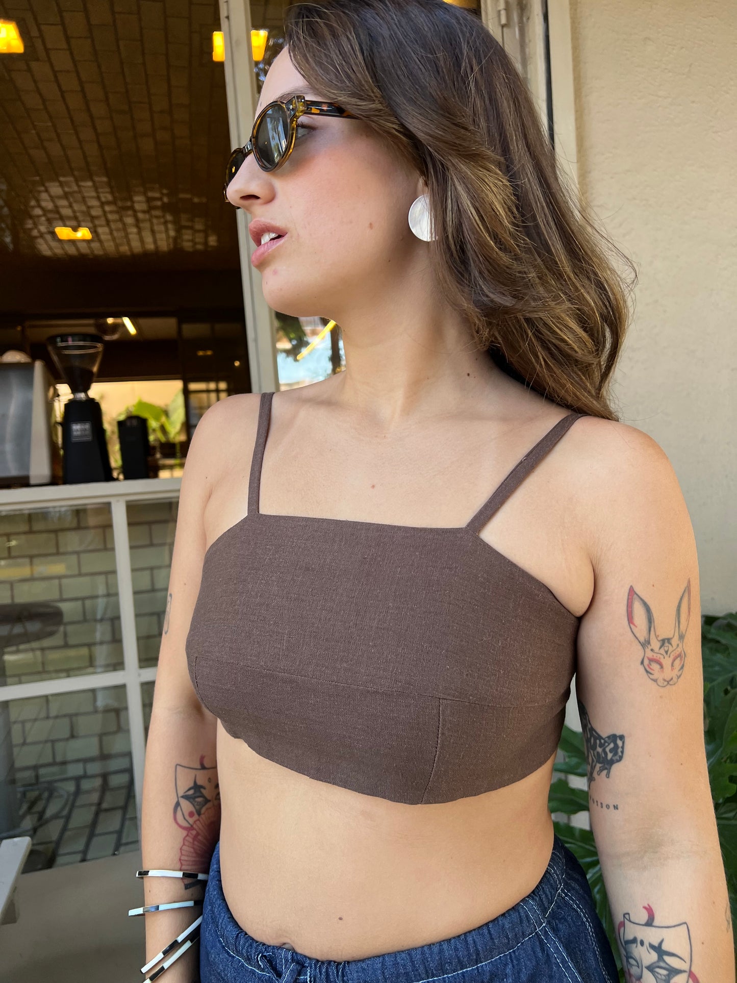 Crop Top Lino Nila