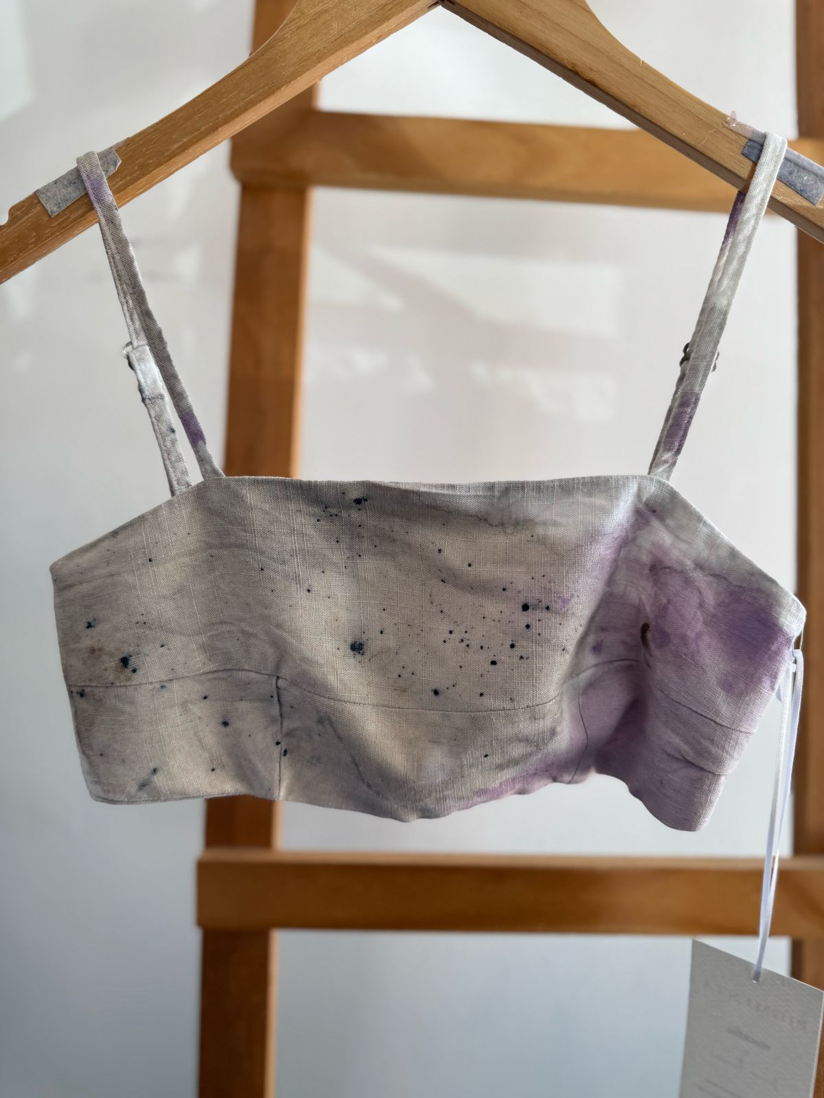 Crop Top Lino Nila PIGMENTA