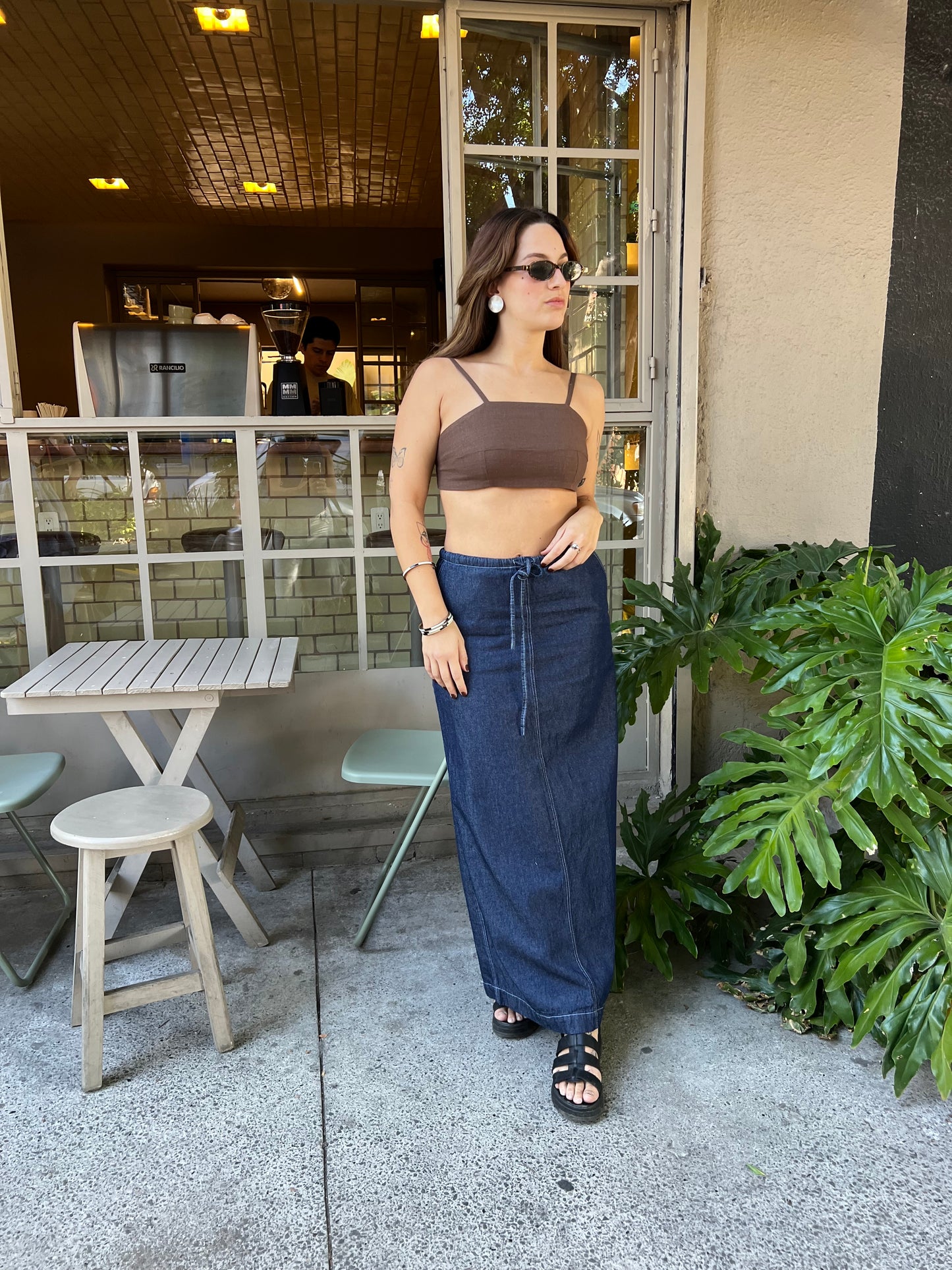 Crop Top Lino Nila