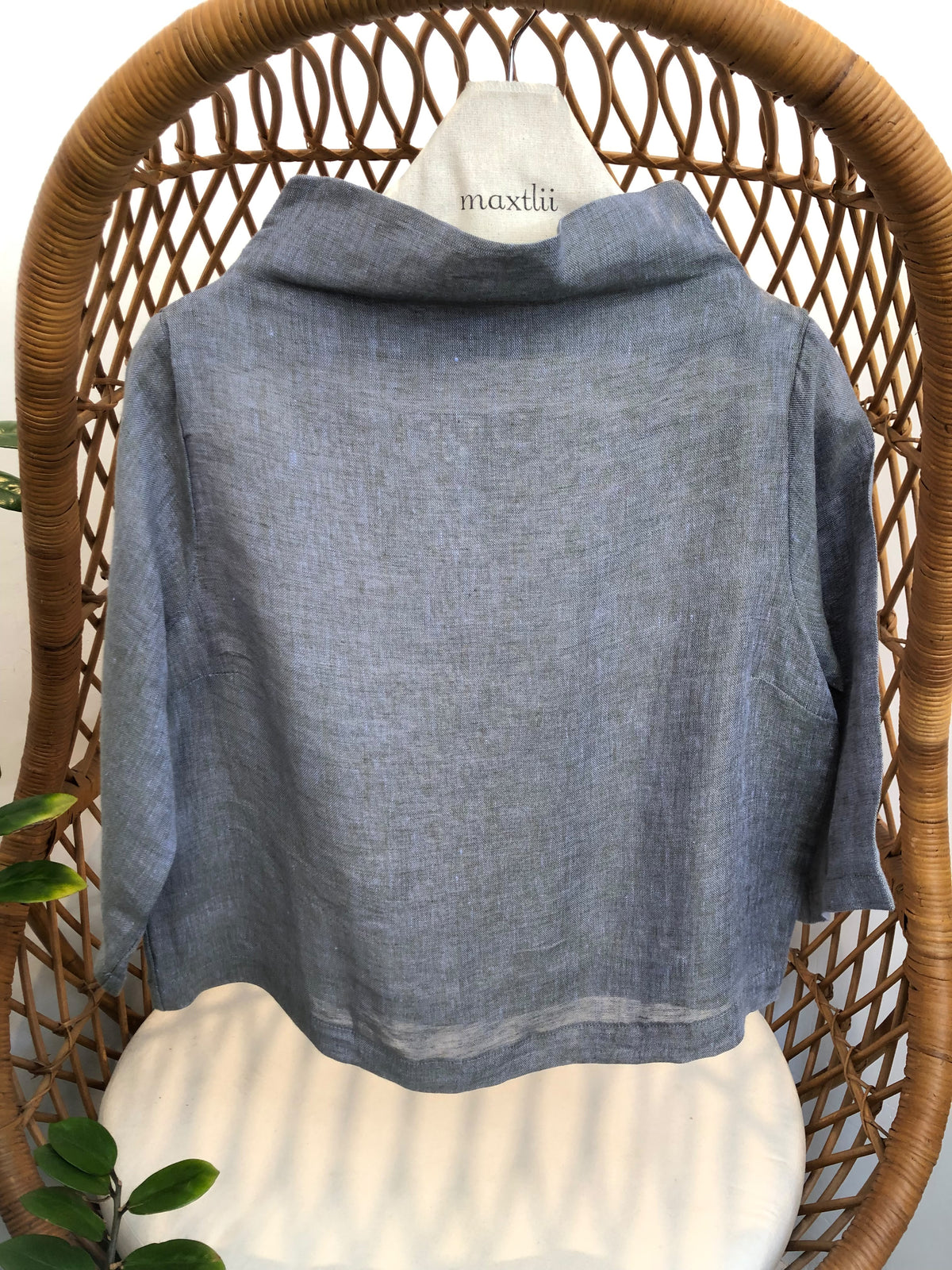 Blusa Lino Mangas Paula