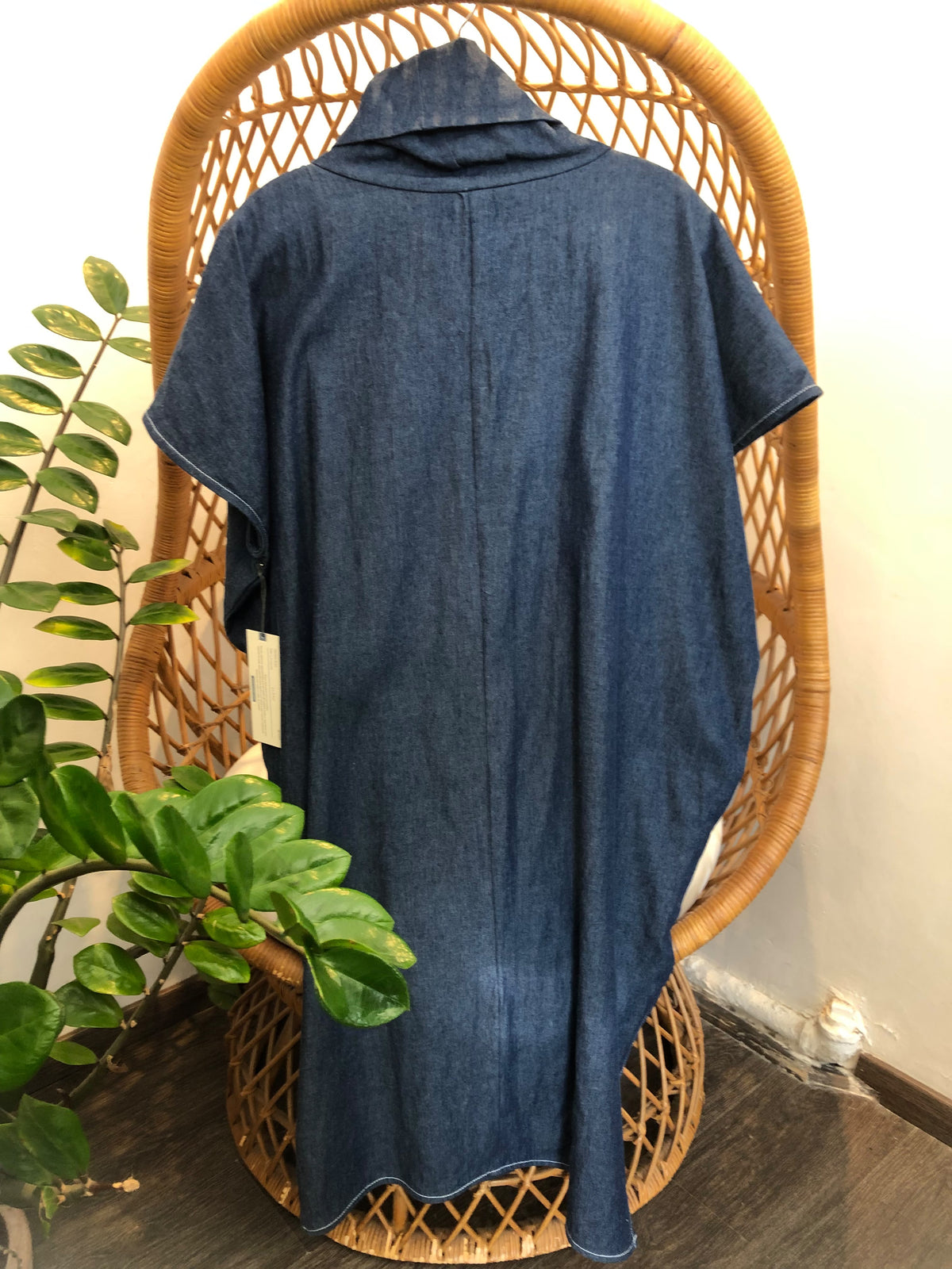 Vestido Cuello Denim Kara