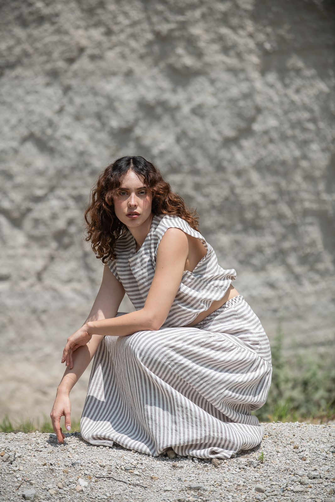 Falda Larga Rayas Julia