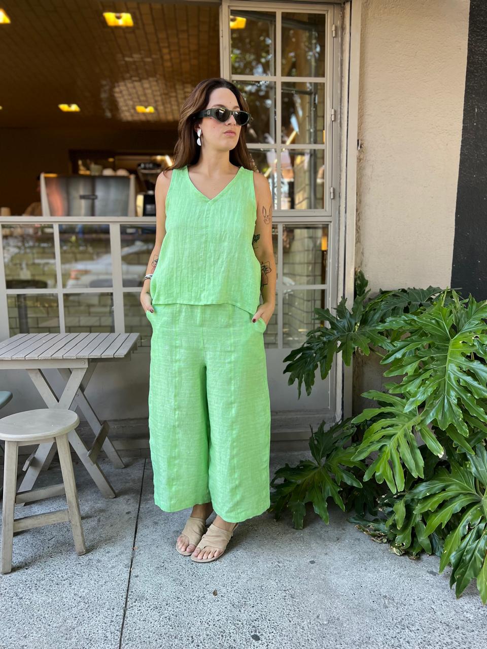 Pantalón Lino Corto Irma