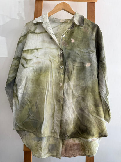 Camisera Oversized botones espalda Ale PIGMENTA