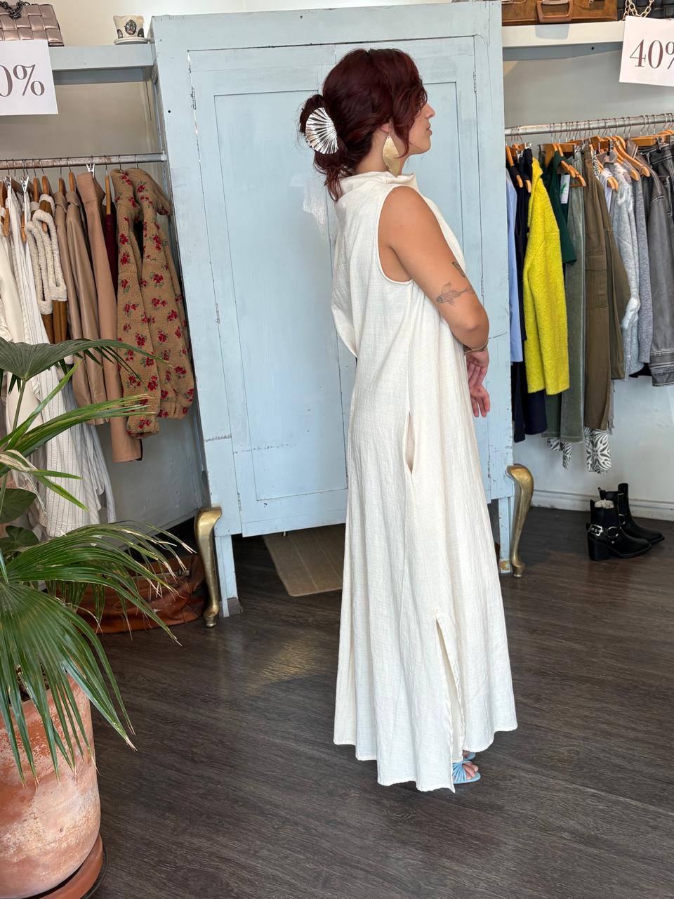 Vestido Largo Algodón Andrea