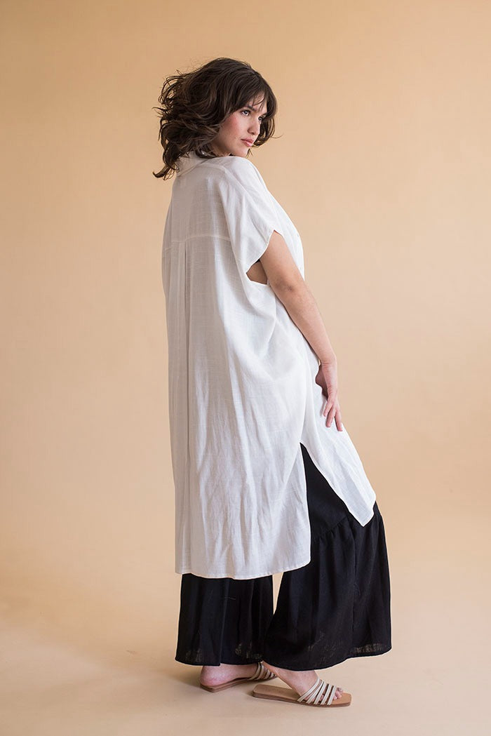 Camisero Oversized Lino Ofelia