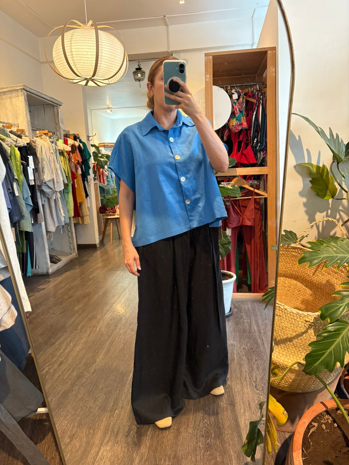 Camisa Botones Lino Ruth