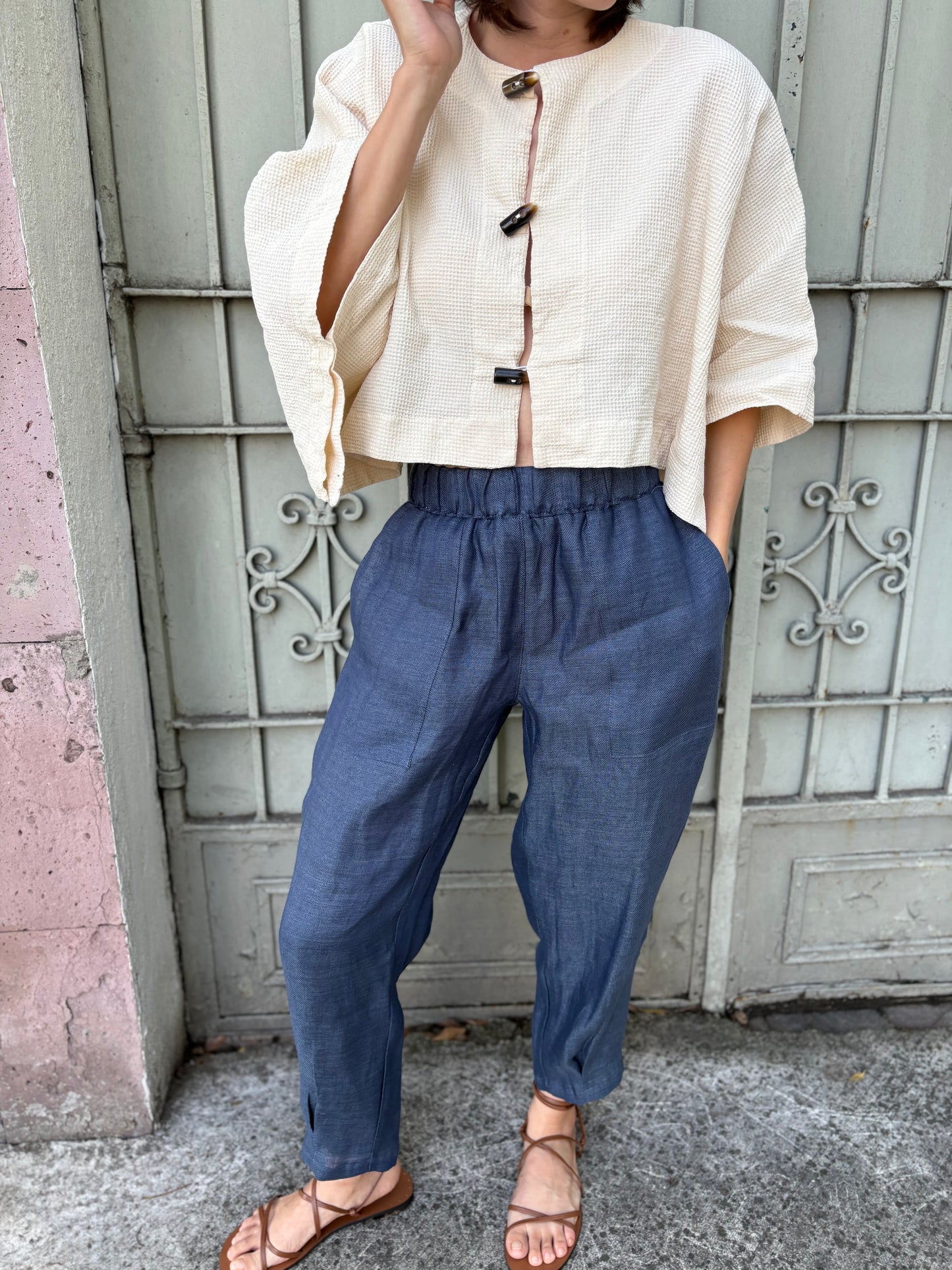 Blusa Capa Algodón Susana