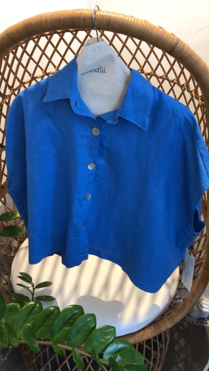 Camisa Botones Lino Ruth