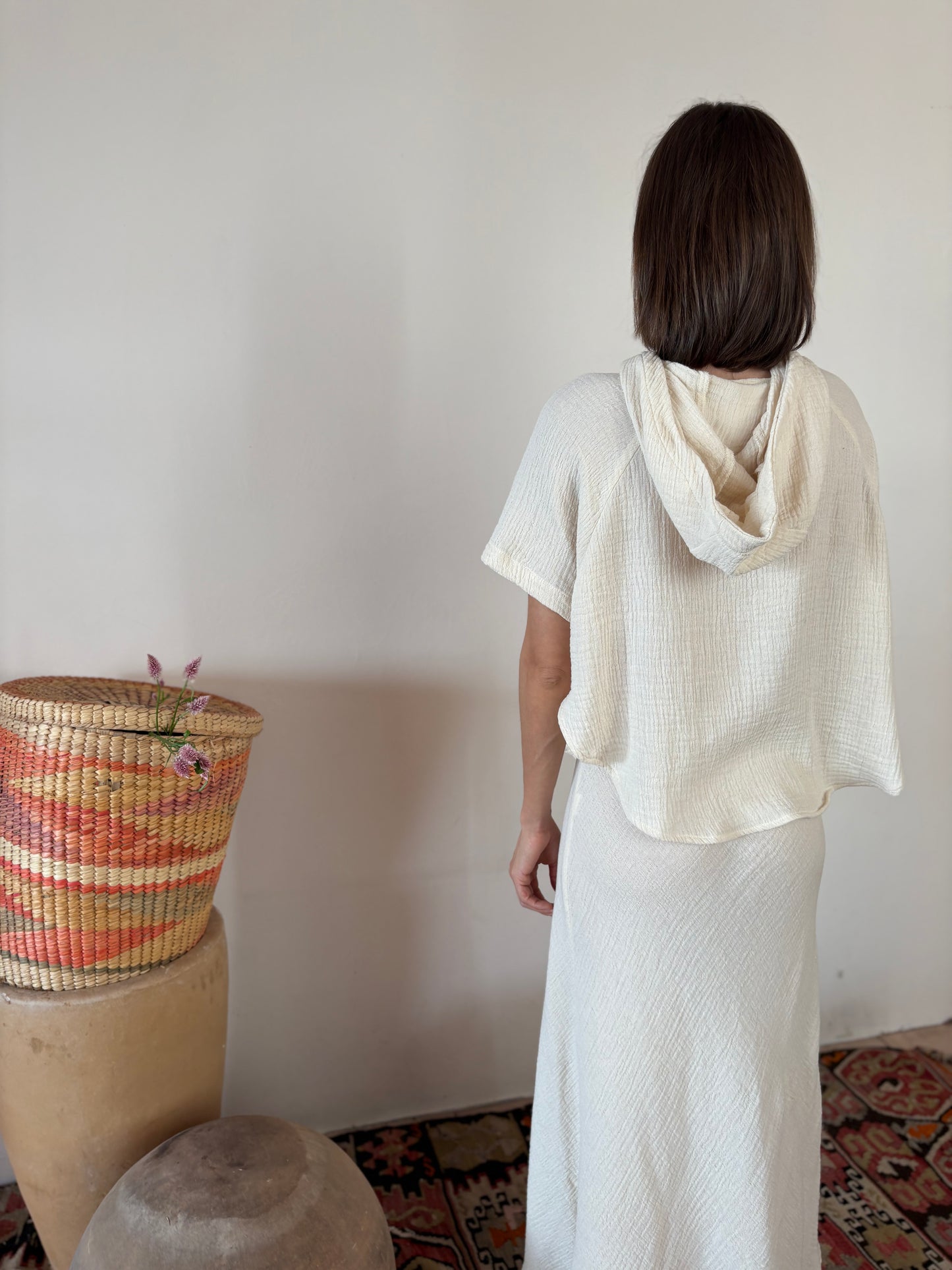 Blusa con Cuello Capucha Val