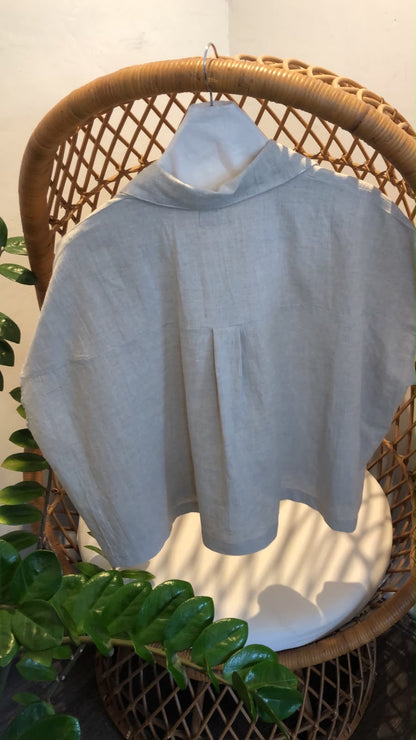 Camisa Botones Lino Ruth