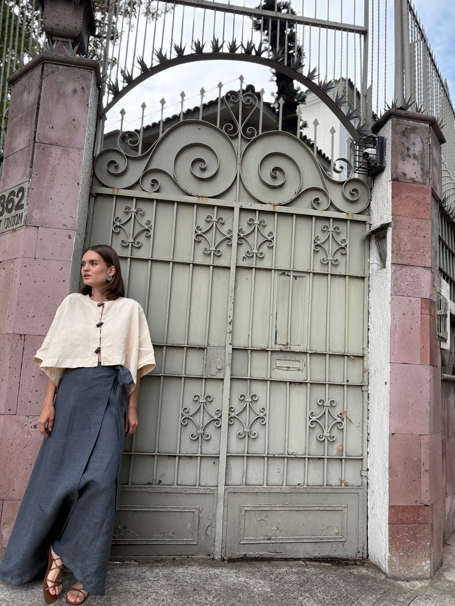 Blusa Capa Algodón Susana