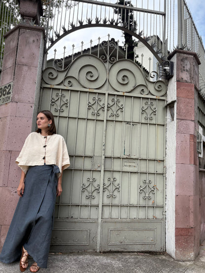 Blusa Capa Algodón Susana