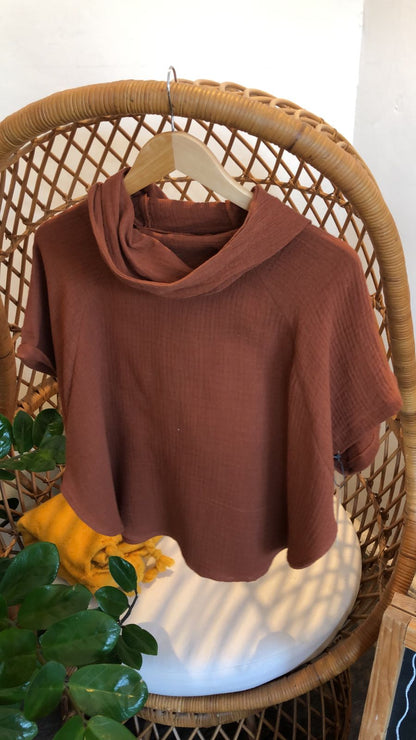 Blusa con Cuello Capucha Val