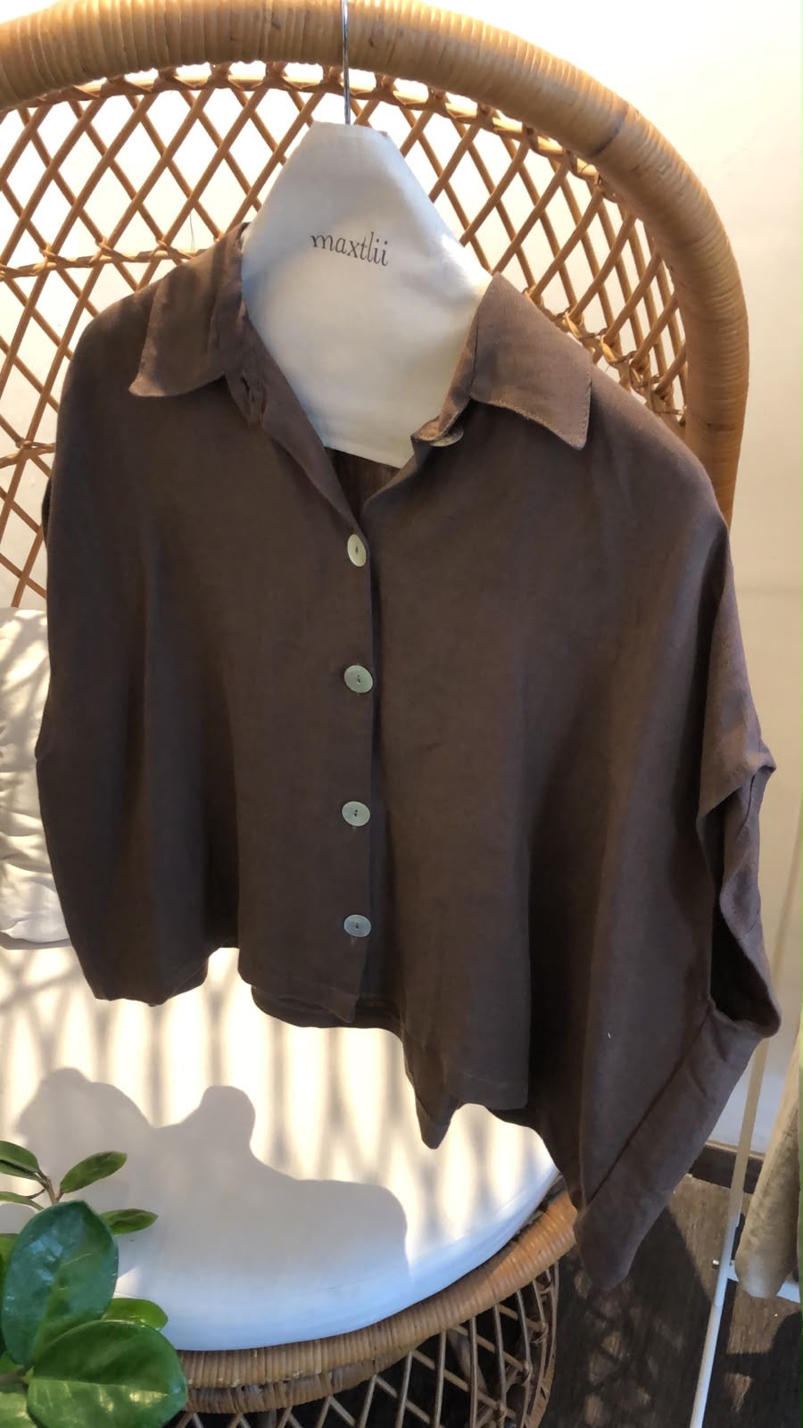 Camisa Botones Lino Ruth