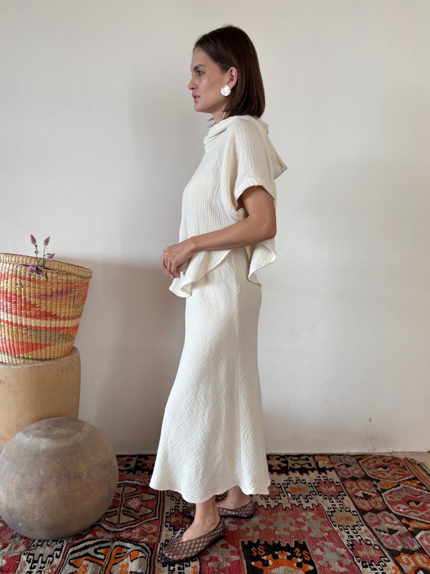 Blusa con Cuello Capucha Val