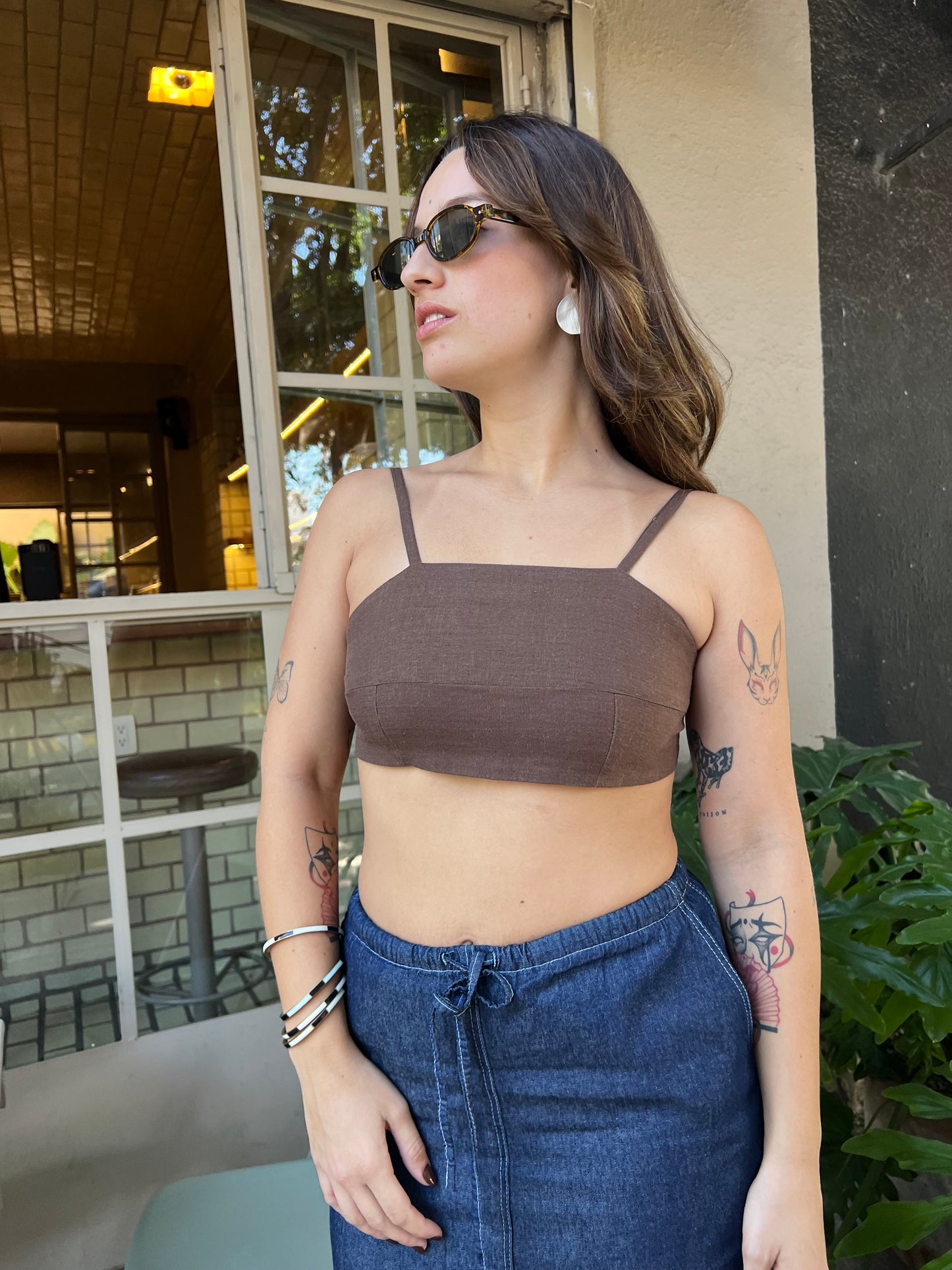 Crop Top Lino Nila