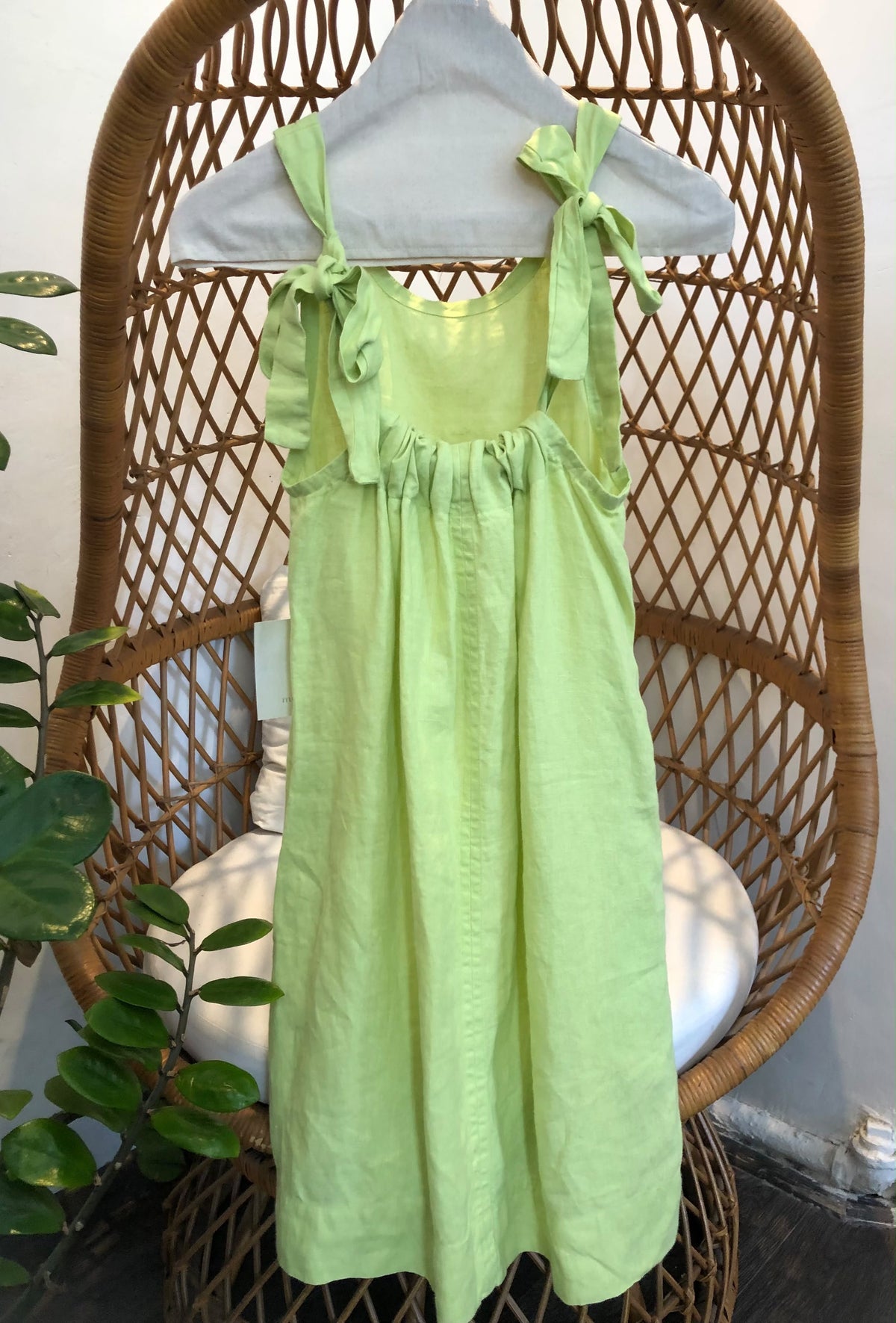 Vestido Corto Lino Italiano  Jimena