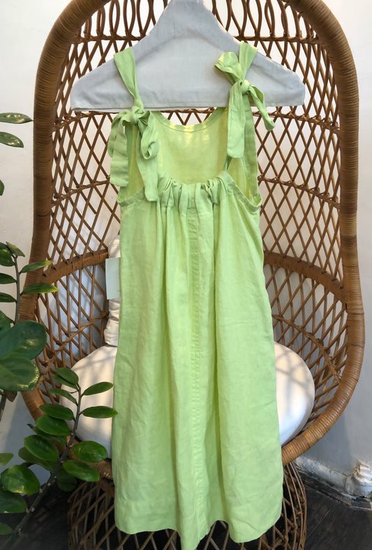 Vestido Corto Lino Italiano  Jimena