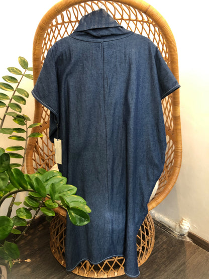 Vestido Cuello Denim Kara