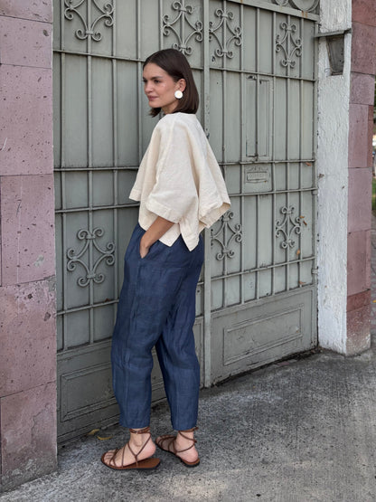 Blusa Capa Algodón Susana