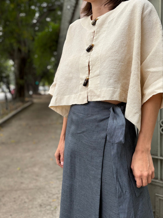 Blusa Capa Algodón Susana