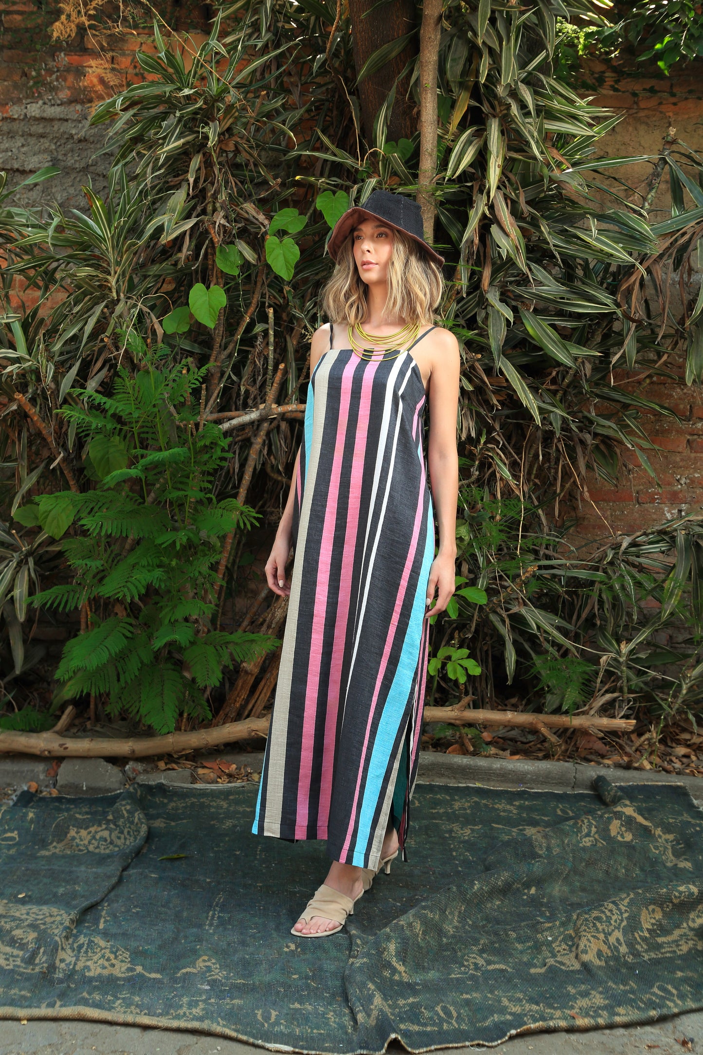 Vestido Largo Lino Laura
