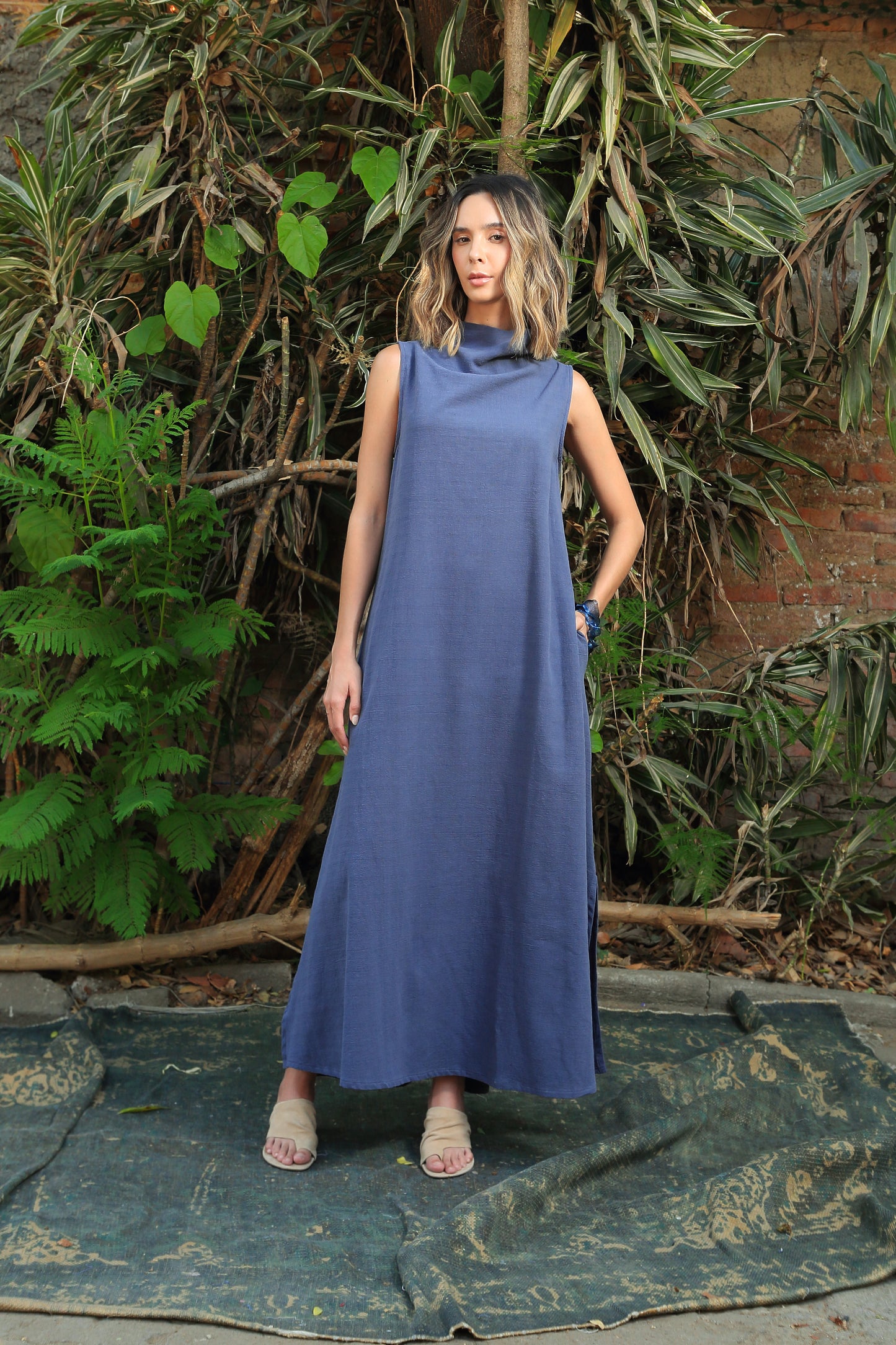Vestido Largo Algodón Andrea