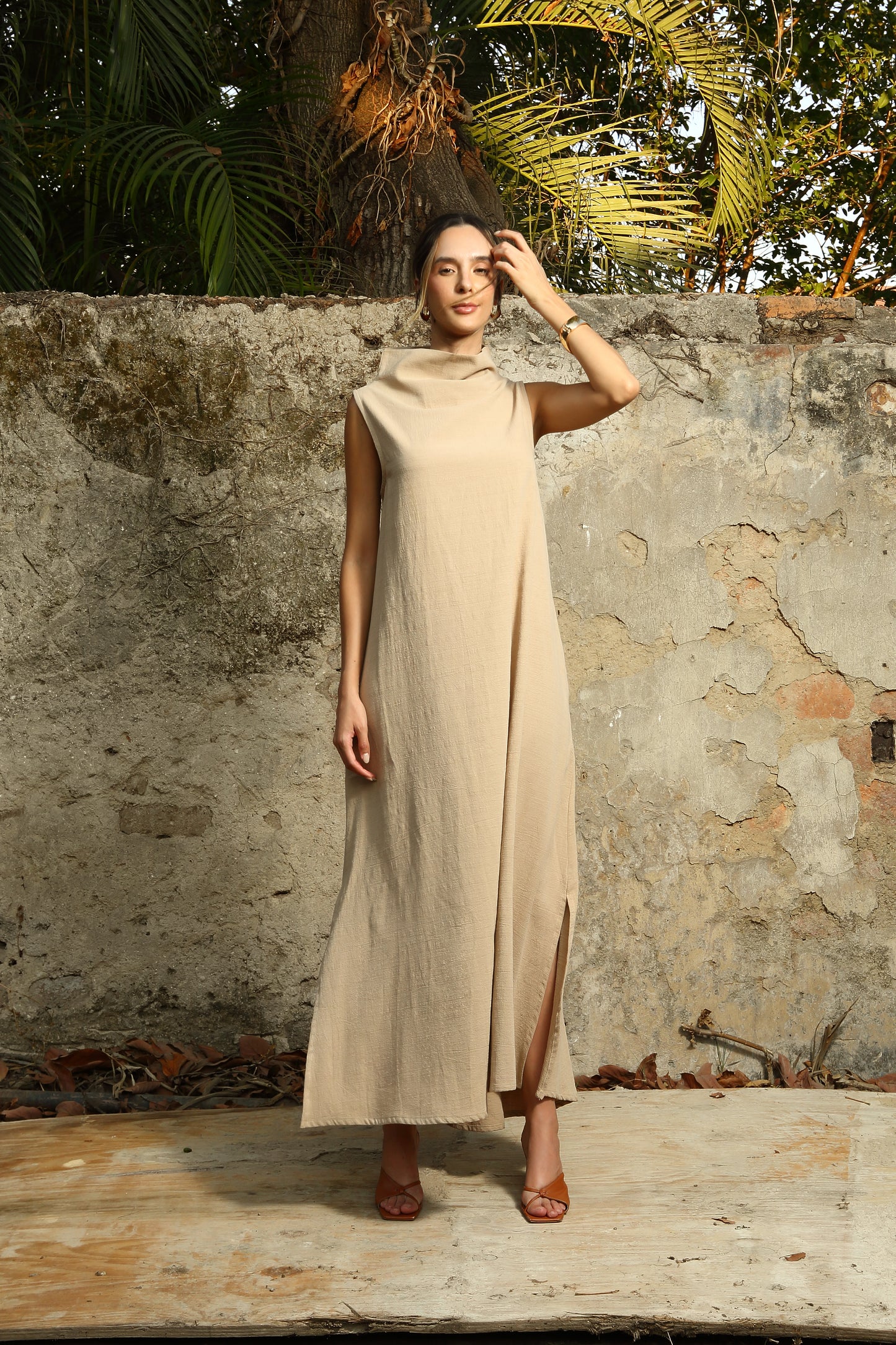 Vestido Largo Algodón Andrea
