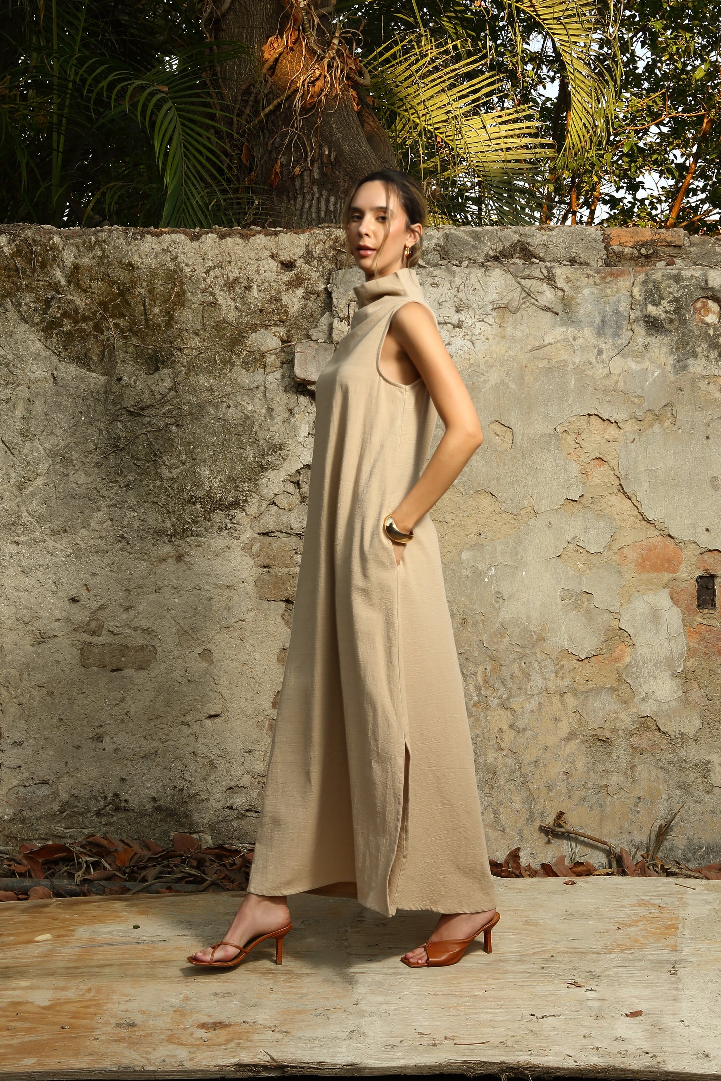 Vestido Largo Algodón Andrea