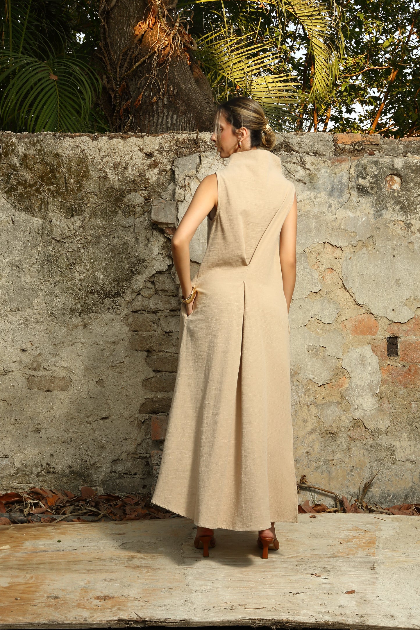 Vestido Largo Algodón Andrea