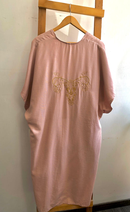 Kimono Lino Bordado Galatea