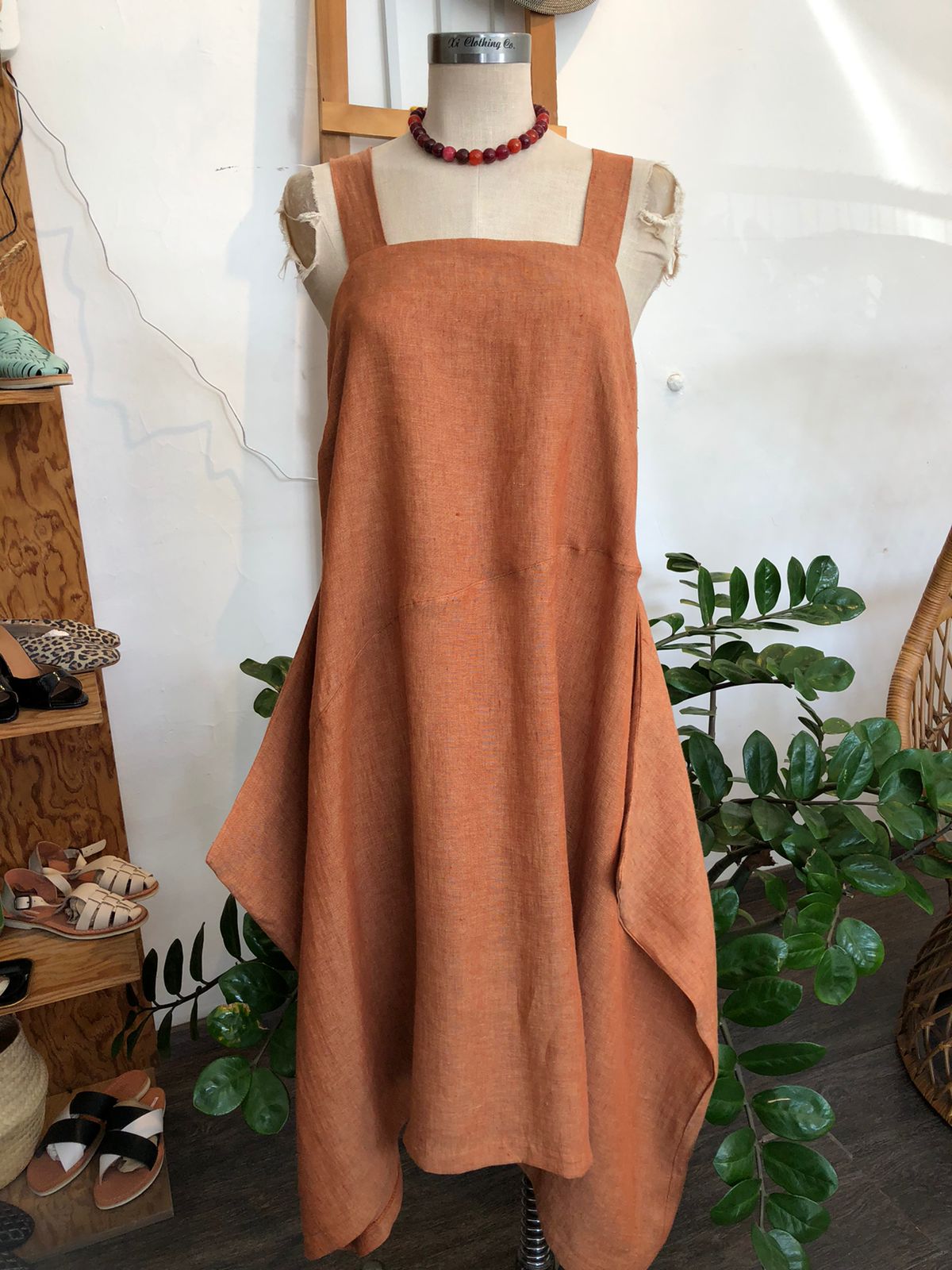 Vestido Tiras Lino Aitana