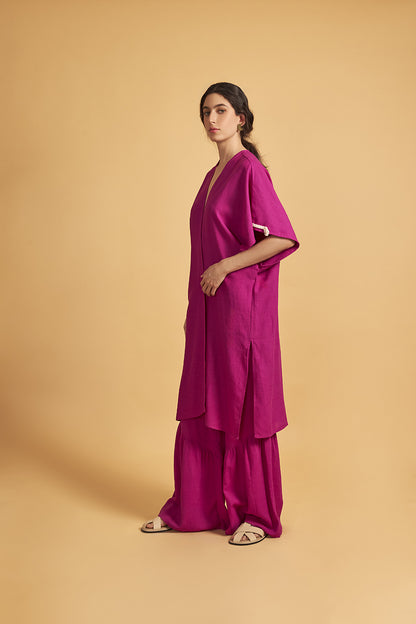 Kimono Lino Bordado Galatea