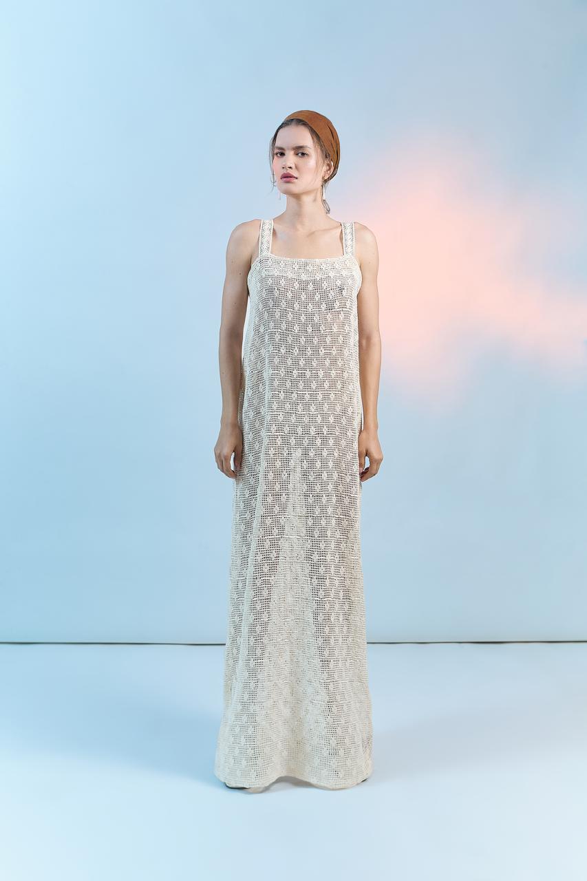 Vestido Encaje Algodón Tirantes Chole