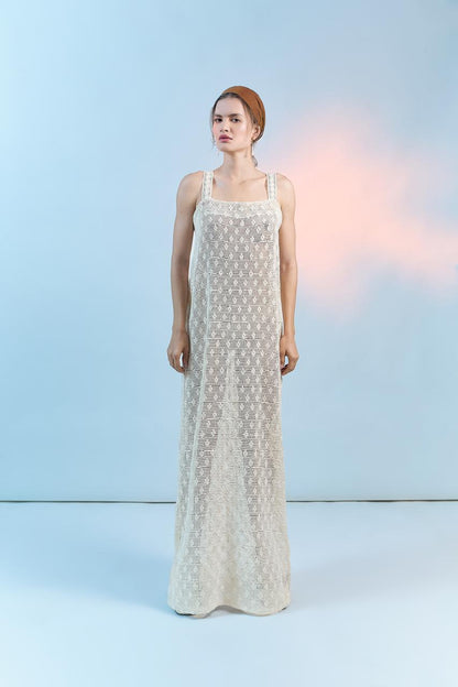 Vestido Encaje Algodón Tirantes Chole