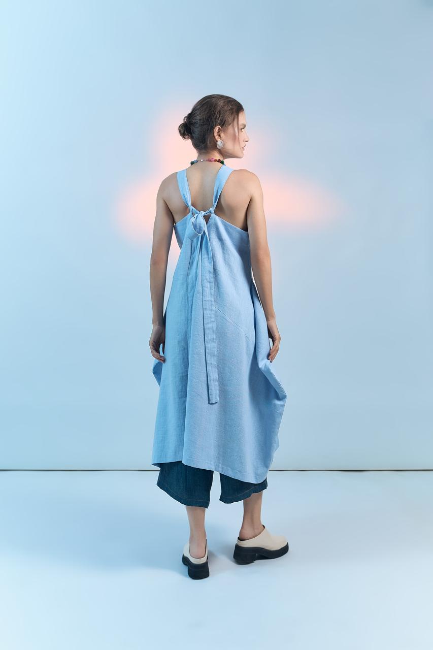 Vestido Tiras Lino Aitana