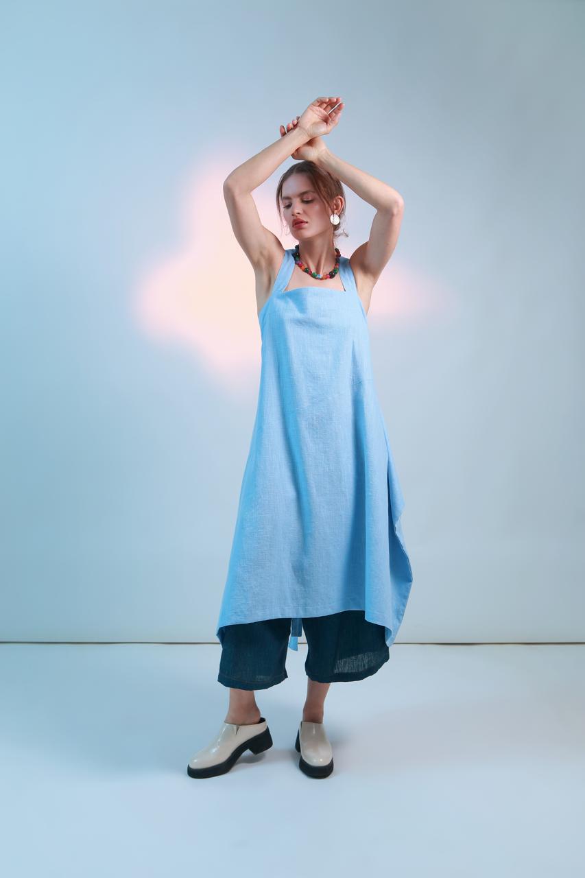 Vestido Tiras Lino Aitana