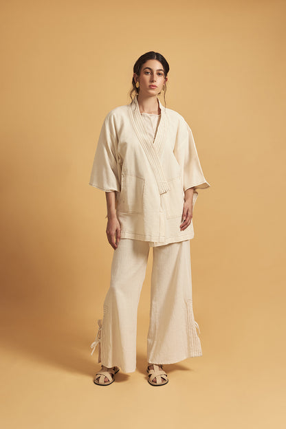 Pantalón Algodón Amarres Franca - Maxtlii