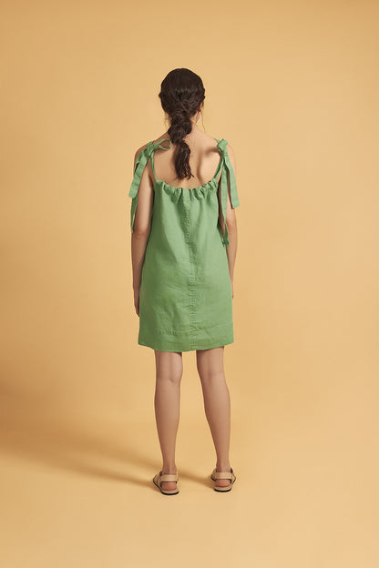 Vestido Corto Lino Italiano  Jimena
